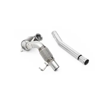 VW Polo GTI 2.0 TSI (AW - 5 Door/Non GPF Models) - Non-Resonated Downpipe and Race Cat for OE Cat Back - OE Cat-Back