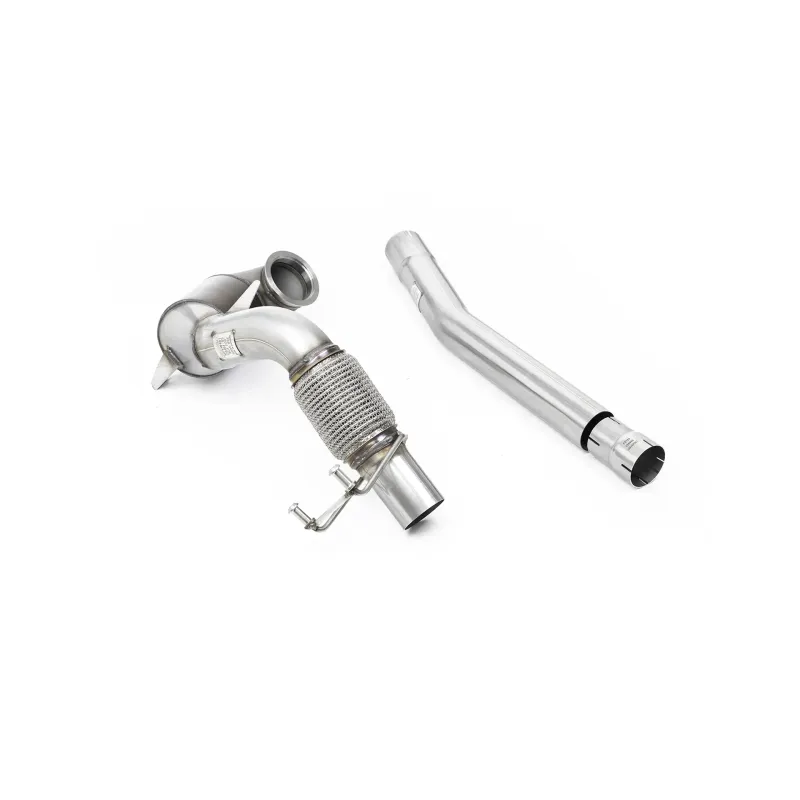 VW Polo GTI 2.0 TSI (AW - 5 Door/Non GPF Models) - Non-Resonated Downpipe and Race Cat for OE Cat Back - OE Cat-Back
