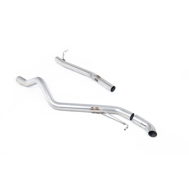 VW T6.1 SWB 2.0TDI - Non-Resonated Particulate Filter Back with Discrete Tailpipe - Discrete