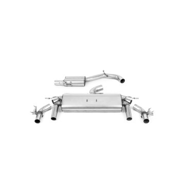 VW T-Roc R 2.0TSI - GPF/OPF Back Exhaust System with Polished GT-100 Tips - Polished