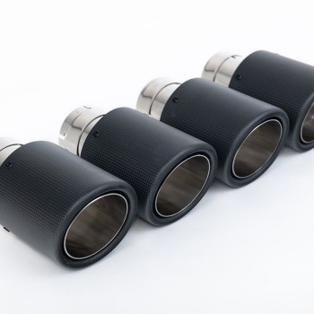VW T-Roc R 2.0TSI - Non-Resonated (Louder) GPF/OPF Back Exhaust System with Carbon Fibre JET-100 Tips - Carbon Fibre