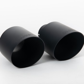 VW Golf GTI Mk8 - 80mm OPF/GPF Back Exhaust System with Cerakote Black GT-115 Trims - Cerakote Black