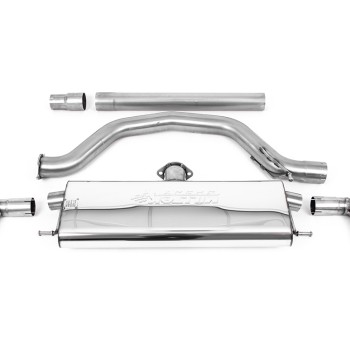 VW Golf GTI Mk8 - 80mm OPF/GPF Back Exhaust System with Cerakote Black GT-115 Trims - Cerakote Black