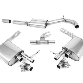 VW Arteon 2.0 TSI - Semi-Resonated Valved Cat Back Exhaust System (Road+ System)