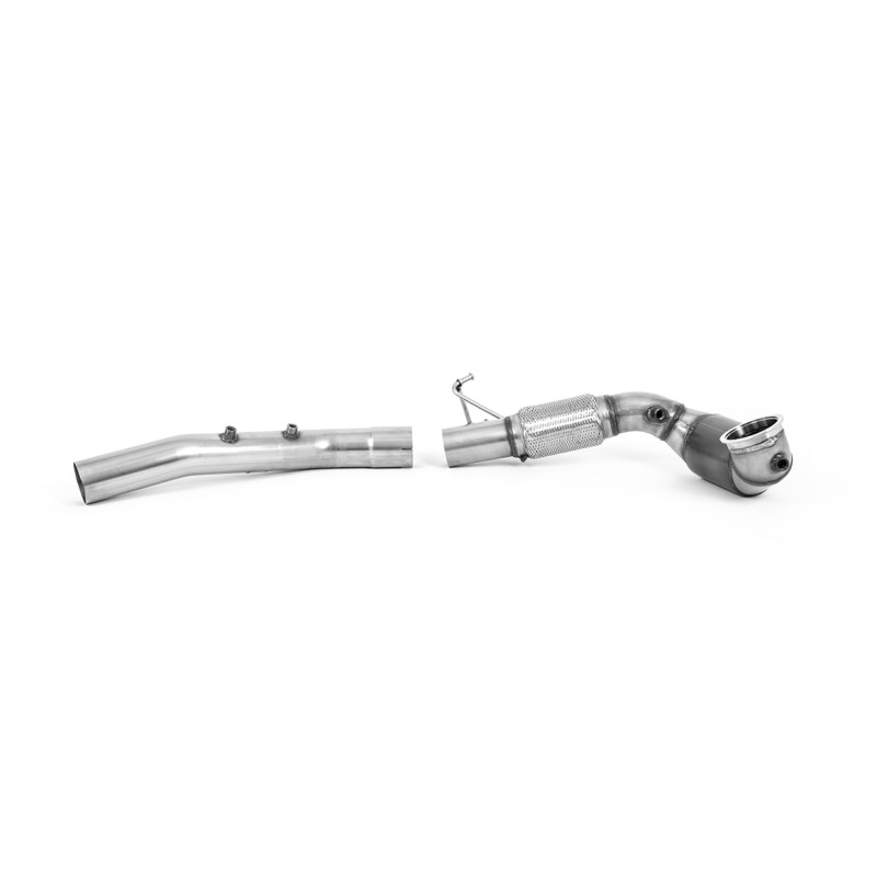 Large Bore Downpipe and Hi-Flow Sports Cat - For Milltek OPF-Back (Seat/Skoda/VW) - Milltek