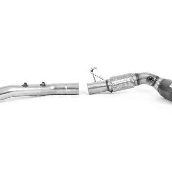 Large Bore Downpipe with Race Cat - For Milltek OPF-Back (Seat/Skoda/VW) - Milltek