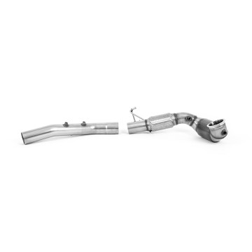 Large Bore Downpipe with Race Cat - For Milltek OPF-Back (Seat/Skoda/VW) - Milltek