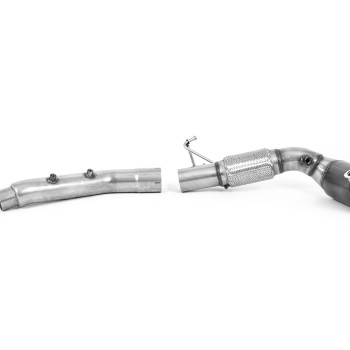 Large Bore Downpipe with Race Cat - For OE OPF-Back (Seat/Skoda/VW) - OE