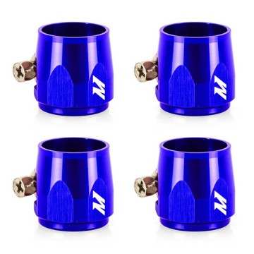 MISHIMOTO 4 HEX FINISHER CLAMPS 4MM - BLUE
