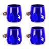 MISHIMOTO 4 HEX FINISHER CLAMPS 6MM - BLUE