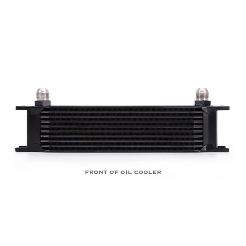 MISHIMOTO UNIVERSAL OIL COOLER KIT - BLACK COOLER NON THERMOSTATIC