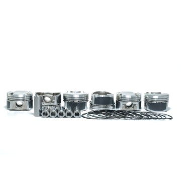 BMW 3.0L 24V (S58B30A) (10.2:1) ZRP 1400HD Forged Pistons by Wiseco